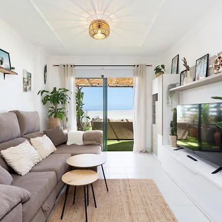 Acogedor Con Vistas Al Mar En شقة أذيخي