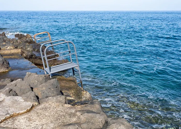 Acogedor Con Vistas Al Mar En Lägenhet Costa Adeje (Tenerife)
